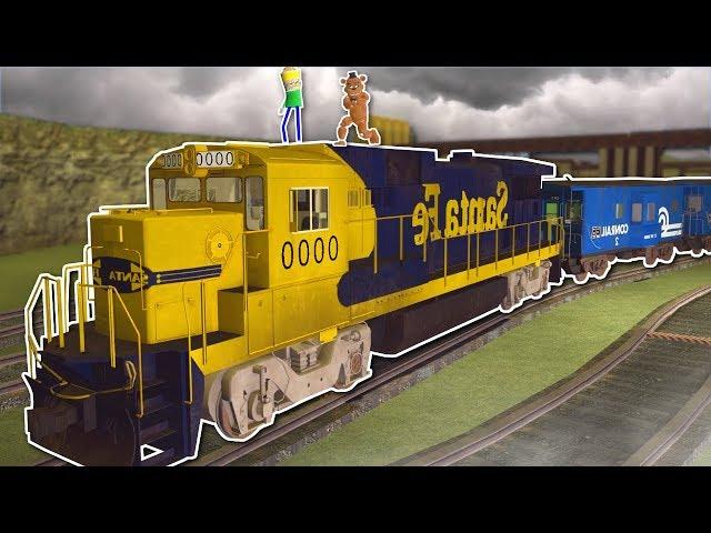 TORNADO SURVIVAL IN A TRAIN? - Garry's Mod Gameplay - Gmod Tornado Survival