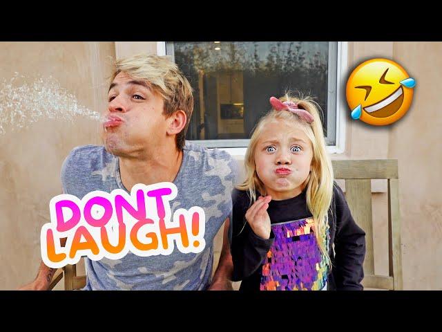 7 Year Old Everleigh Try Not To Laugh Challenge!!! *IMPOSSIBLE*