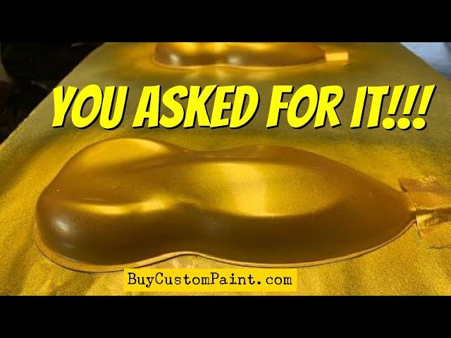 The BEST Metallic Gold Base coat to use for Candy Paint