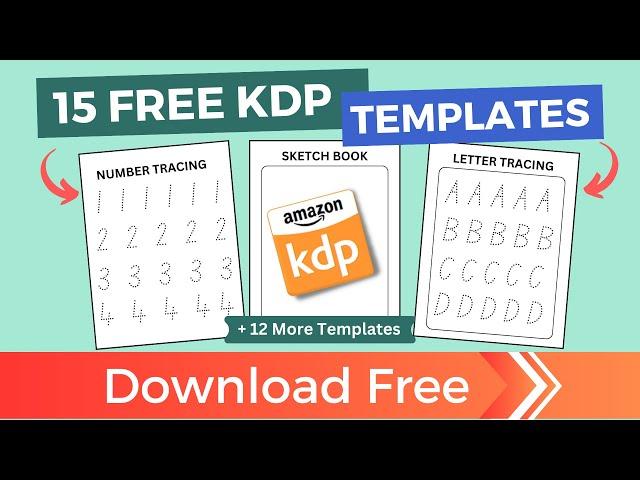 15 Free Amazon KDP Interior Templates - Download Now!