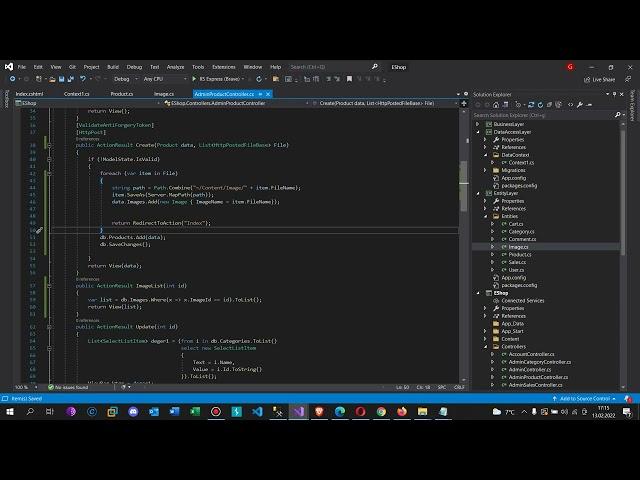 .Net Core  ve .Net Mvc' de Çoklu Resim Yükleme İşlemi