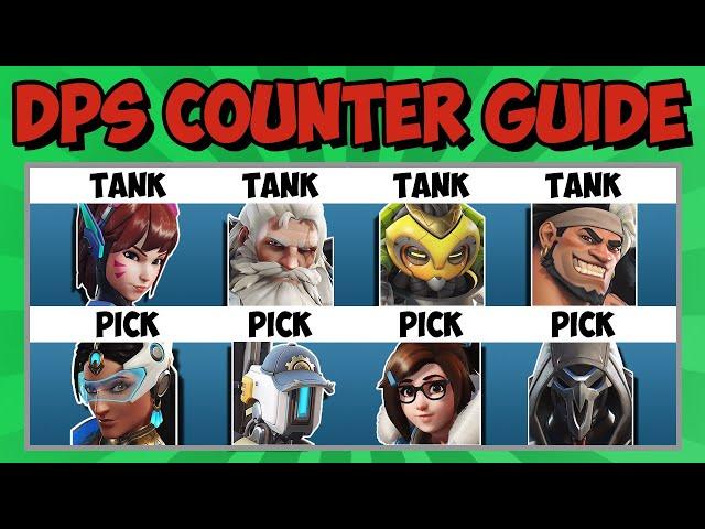 EVERY DPS Counter to EACH TANK | Overwatch 2 Matchups Guide