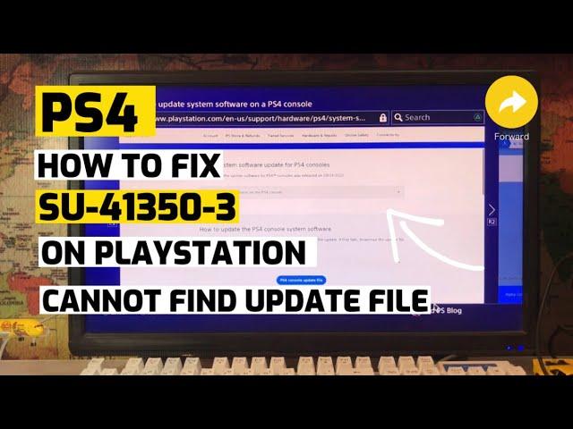 How to fix Ps4 Su-41350-3 Cannot Find System Update File Fixed New