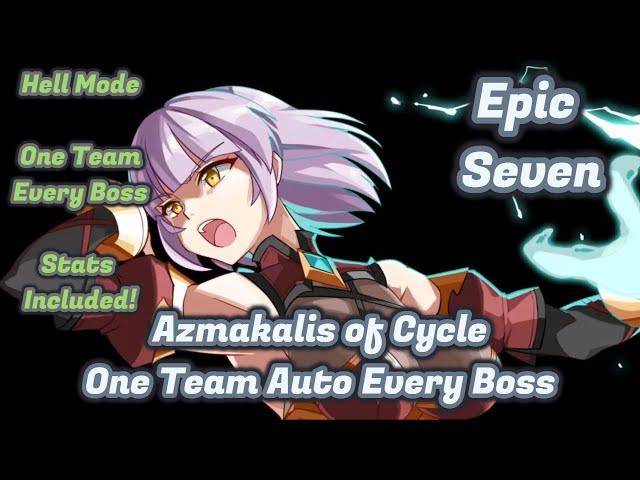 Epic Seven One Team Full Auto Azmakalis of Cycle Labyrinth