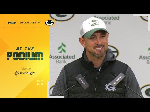 Matt LaFleur on Sunday’s matchup: ‘Both teams will be energized to play this game’