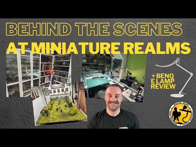 Behind The Scenes At Miniature Realms | Studio Tour & Shiny New BenQ Desk Lamp