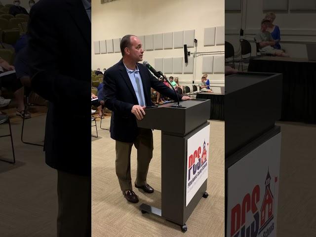 Rep. Bob Good Speaks at Pittsylvania School Board Meeting