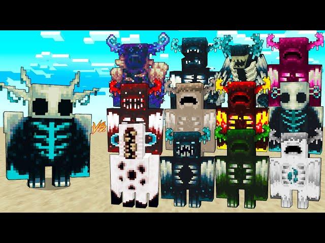 Hollow Warden Vs All Wardens PLUS+ / Minecraft Mob Battle