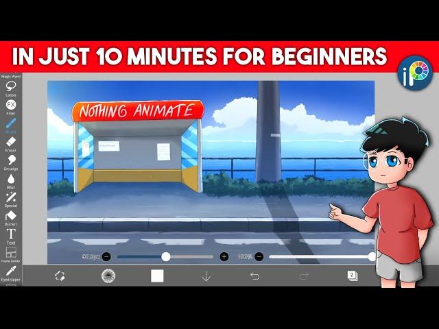 How To Draw Anime Background Like a Pro In Ibis Paintx | Easy & Advance Tutorial For Beginners