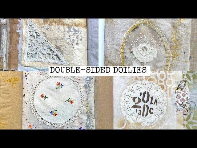 How To Add Doilies To Journal Pages/Junk Journal Snacks #74