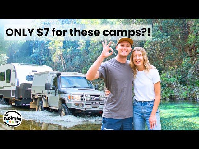 Booloumba Creek Camping! Low Cost Camps Sunshine Coast: Teewah to Kenilworth in our Zone RV [EP63]