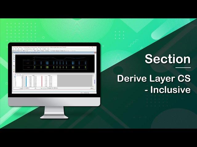 Derive Layer - Inclusive Layer by referring to 3 Existing Cross Section Layers