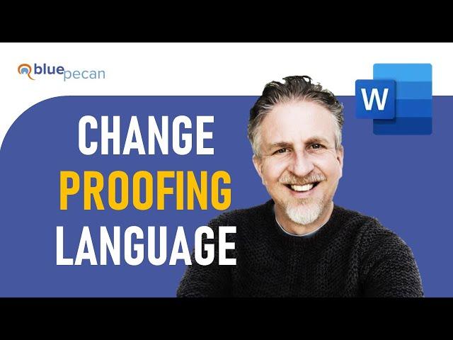 Change Proofing / Spell Check Language in Microsoft Word | Set Default Language