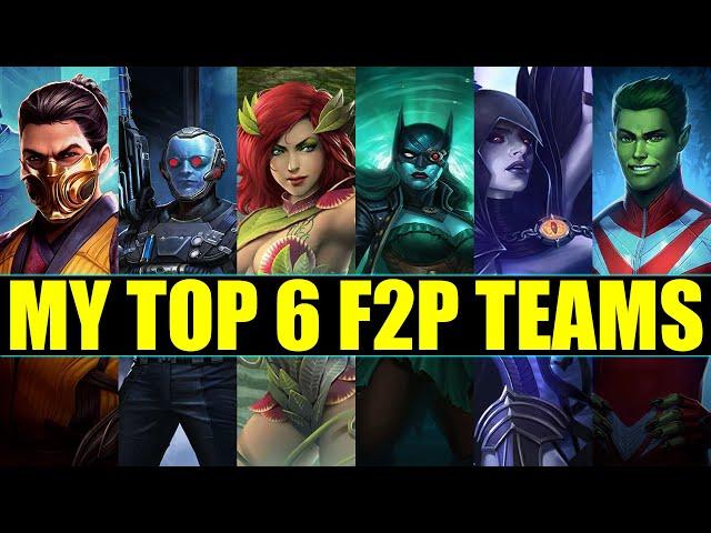 My 6 Best Free To Play Teams Injustice 2 Mobile