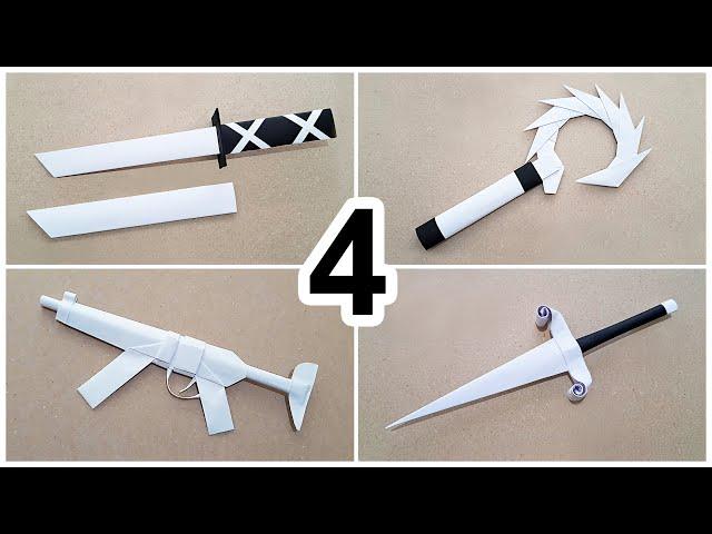 WHAT CAN BE MADE FROM PAPER? - ( 4 AMAZING EASY-TO-MAKE ACTIVITIES )