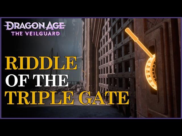 How to open the third gate in Dock Town (triple gate puzzle) - Dragon Age The Veilguard