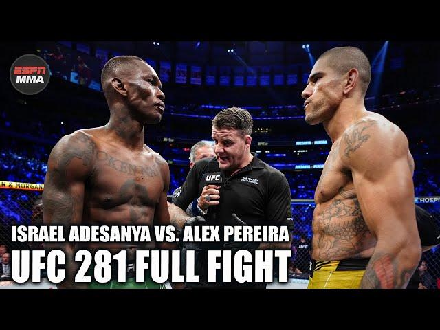 UFC FULL FIGHT: Alex Pereira vs. Israel Adesanya [UFC 281 – Nov. 12, 2022] | ESPN MMA
