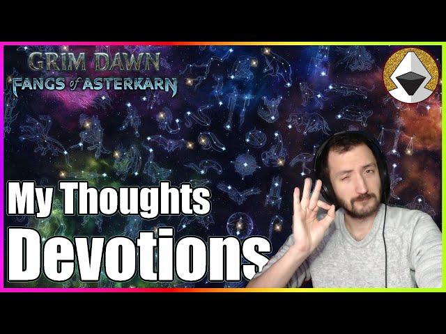 How Do I Approach Devotions - Grim Dawn Thoughts On Constellations