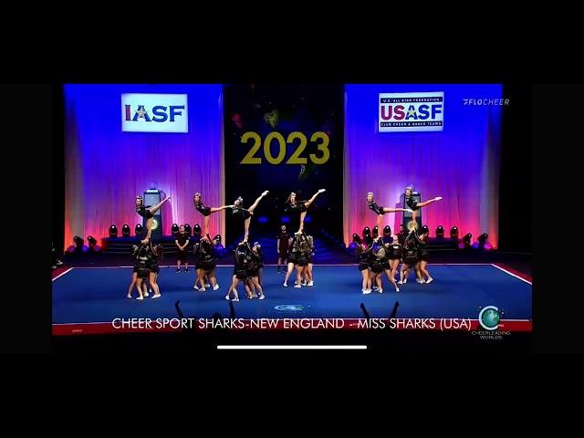 Cheer Sport Sharks- Miss Sharks- Worlds 2023- Day 1