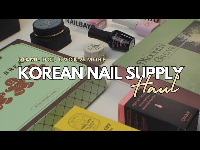 $350 Korean Nail Product Haul from Sweetie Nail Supply  | The Best Korean Gel Polish for Fall 