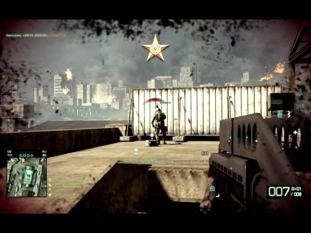 Battlefield: Bad Company 2: Panama Canal Conquest Cross-Map Spas-12 Headshot