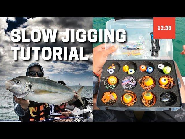 Slow Jigging Tutorial - Teaching children and beginners how to fish Kabura's / Sliders