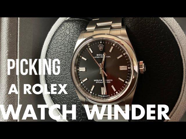 How To Pick A Rolex Watch Winder