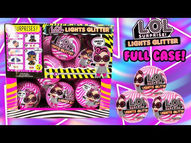 LOL Surprise Lights Glitter FULL BOX! Black Light Surprises Will We Complete The Collection???