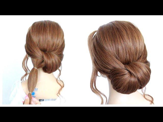 EASY WEDDING GUEST LOW BUN| Hair tutorial by Another Braid