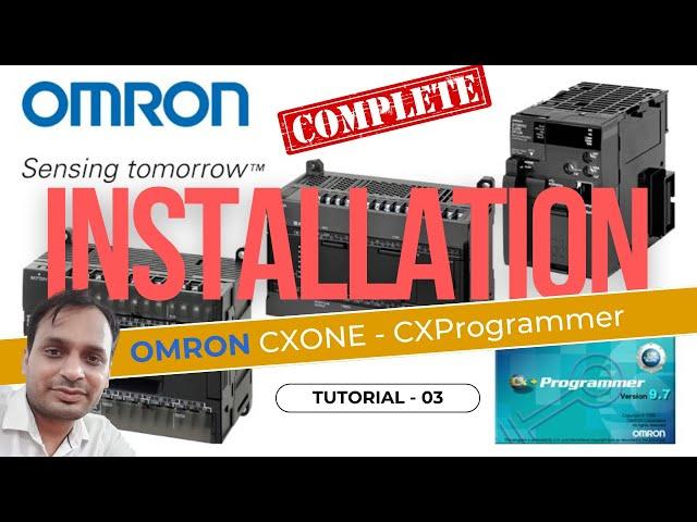 Omron PLC Training 3 - How To Install CX Programmer - CX One Omron PLC Software suite V4