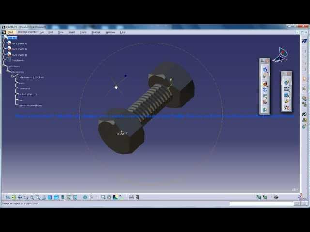 Catia V5 DMU Tutorials|Rigid Joint Simulation|Digital Mockup|Kinematics