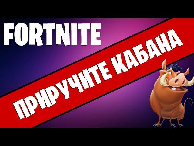 FORTNITE. ПРИРУЧИТЕ КАБАНА! ИСПЫТАНИЕ 2 НЕДЕЛИ 16 СЕЗОН В ФОРТНАЙТ!