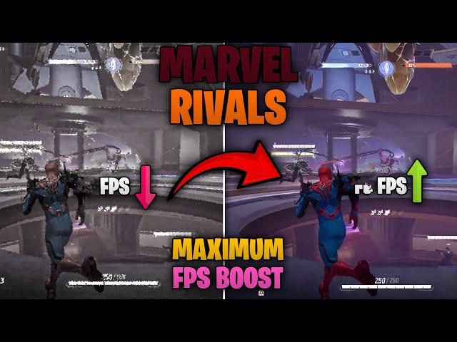 Marvel Rivals Maximum FPS Boost | Fix FPS drop, No lag