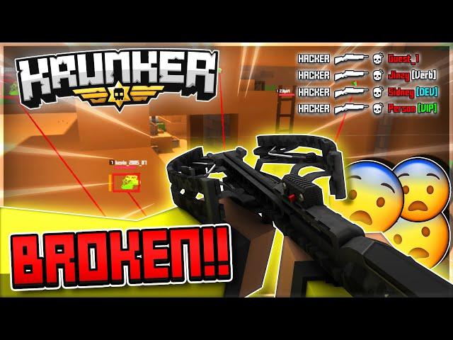 USING AIMBOT IN KRUNKER.IO?.. (BROKEN)