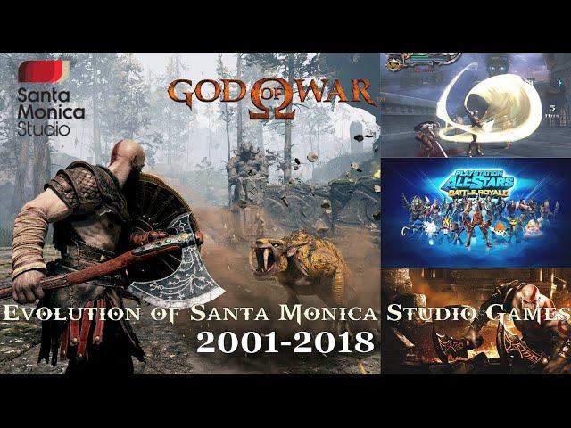 Evolution of Santa Monica Studio Games 2001-2018