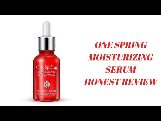 One spring moisturizing serum review|Beauty secret by samira