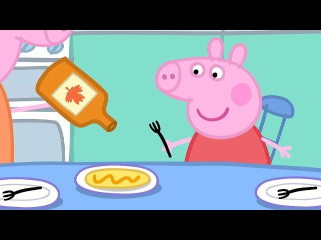 Peppa Pig Learns How To Make Pancakes!  | @Peppa Pig - Official Channel