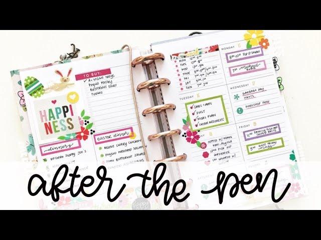 AFTER THE PEN Mini Happy Planner Dashboard: April 15-21, 2019