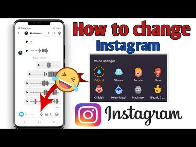 How to change voice in Instagram || Instagram par लड़की ki voice me voice message bheje