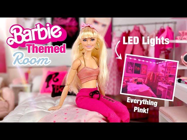 The Ultimate Barbie Doll Room! Making A Pink Barbie Themed Doll Bedroom - Barbie The Movie Inspired