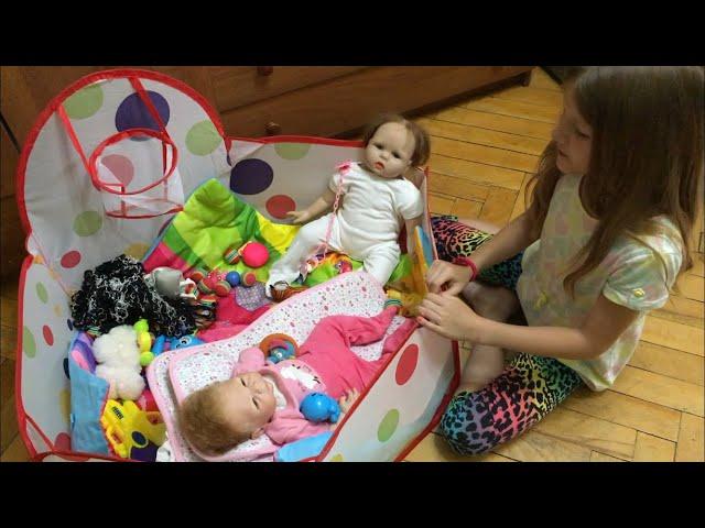 VLOG С реборном. Утро с Лили и Лолой. MY Morning routine with reborn baby