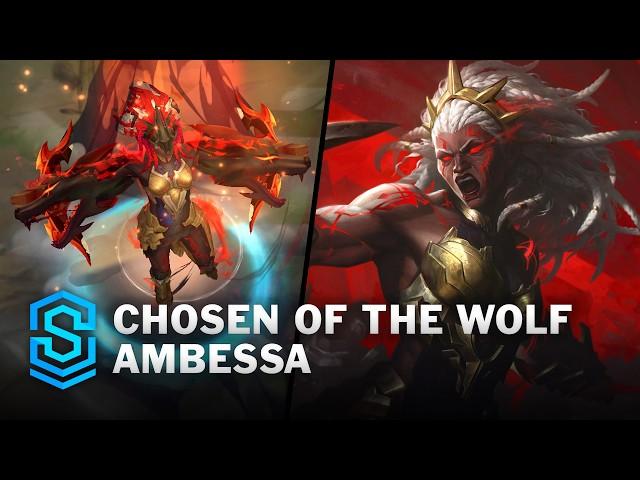 Chosen of the Wolf Ambessa Skin Spotlight - Pre-Release - PBE Preview - League of Legends