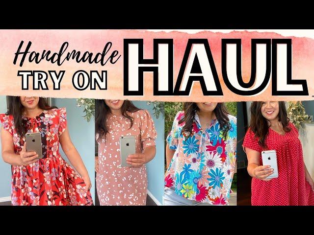 HANDMADE TRY ON HAUL,  SIMPLICITY PATTERNS, MCCALLS PATTERNS,  WARDROBE FASHION SHOW, SEWING MAKES,