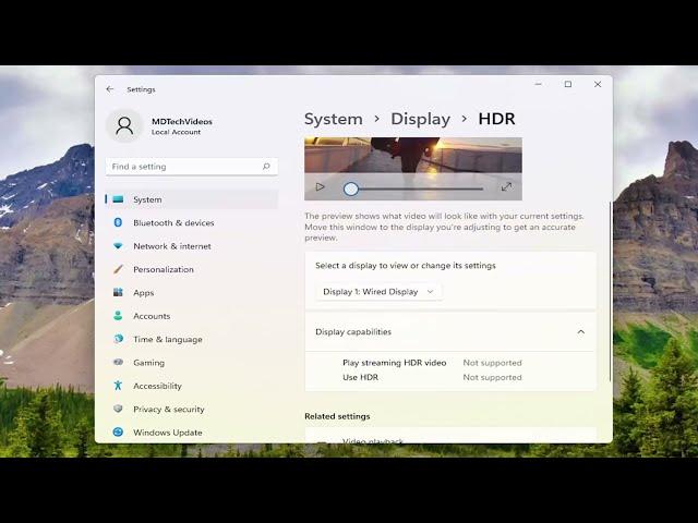 How to Enable HDR on Windows 11