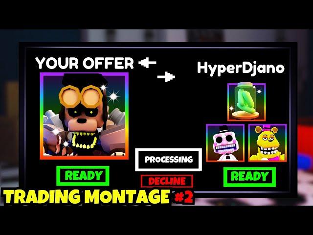 I MADE INSANE PROFITS! FNAF TD Trading Montage #2 (Five Nights TD)