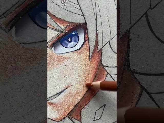 How I color Anime Skin! No music #shorts #art #anime