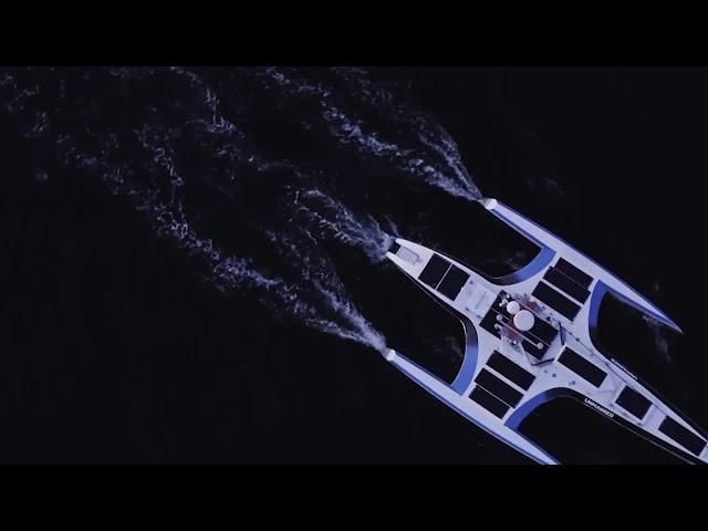 The largest unmanned robotic ship sails the Atlantic