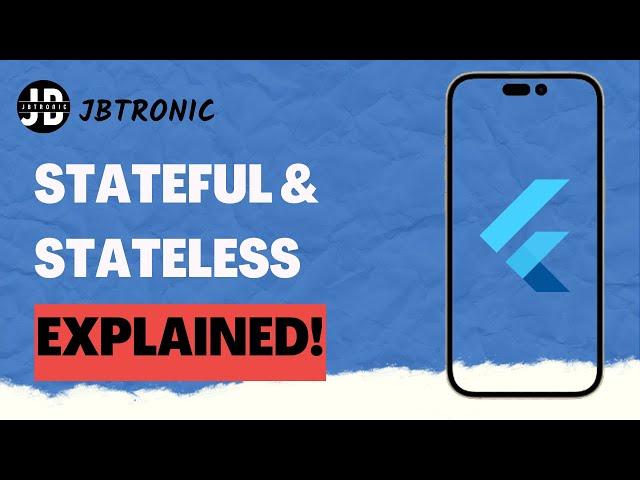 What is Stateful and Stateless Widget in Flutter | Flutter App Development Tutorial 2023