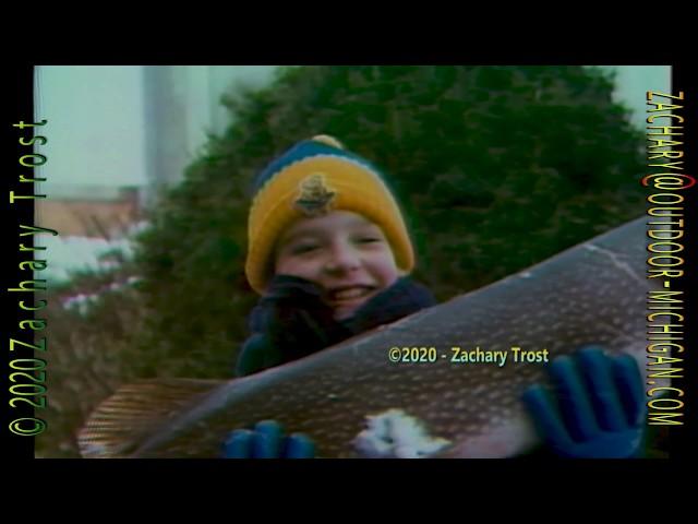 Ice Fishing - Tip Up Town - Bob Spicer -Fred Trost's Michigan Outdoors-1986-01-16