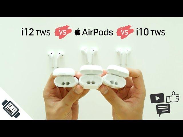 i12TWS vs AirPods vs i10TWS [FULL REVIEW]